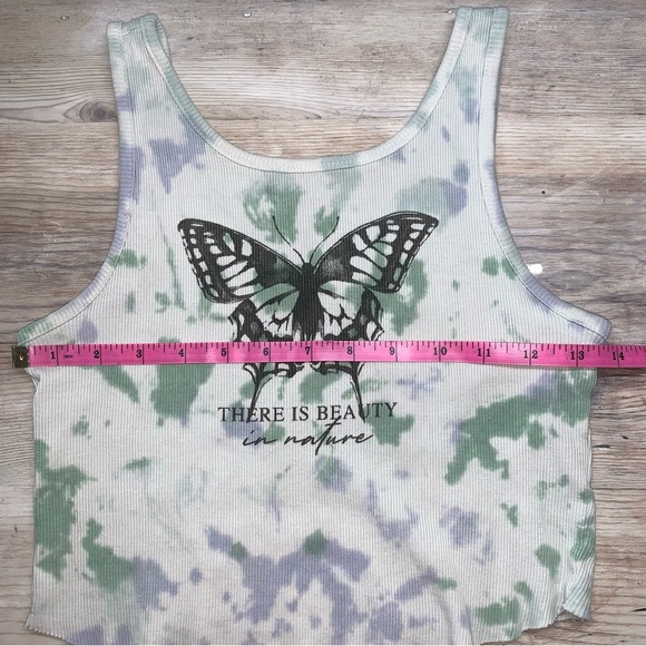 Urban Nation Butterfly Crop Top - Picture 5 of 7